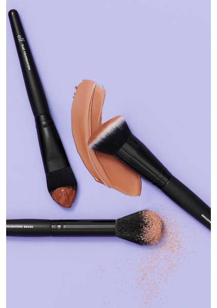 Vurgulama Fırçası Kusursuz Parlak Görünüm Için Vegan Highlighter Fırçası fiyatları