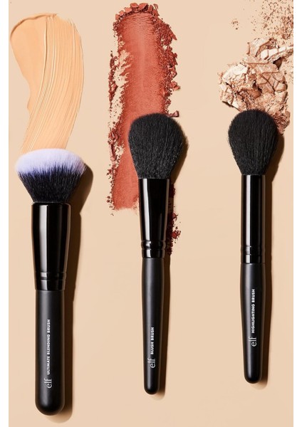 Vurgulama Fırçası Kusursuz Parlak Görünüm Için Vegan Highlighter Fırçası modelleri