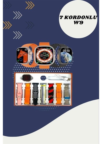 Powerbank Kulaklık ve 7 Kordonlu Akıllı Saat Çoklu Şarj Girişi Bluetooth Bağl - ?89?43E9-1G9 indirimleri