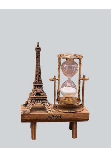 Dekoratif Kum Saati – Ahşap Malzeme Hediyelik Masa Aksesuarı - ?61?54E0-9G2961 fiyatları