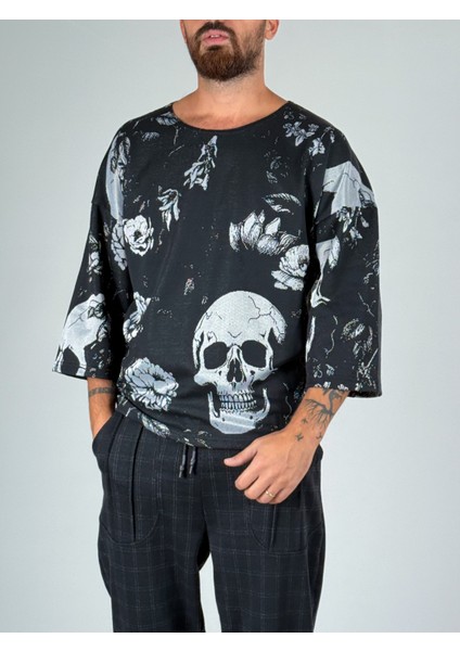 Kurukafa Desenli Fakir Kol Sweat COC1040 modelleri