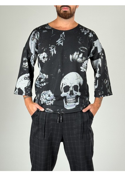 Kurukafa Desenli Fakir Kol Sweat COC1040 fırsatları