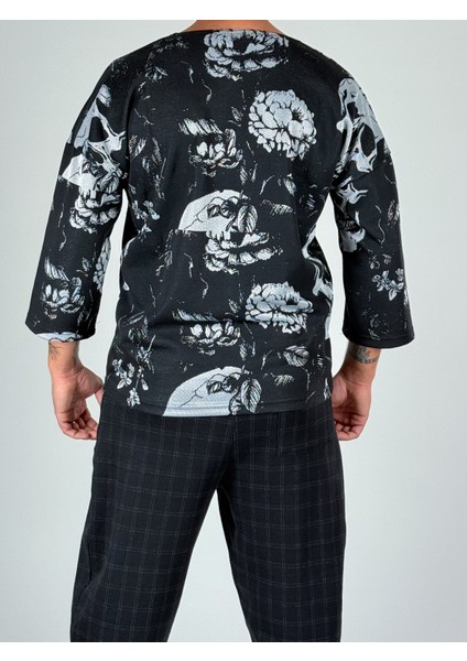 Kurukafa Desenli Fakir Kol Sweat COC1040 indirimleri