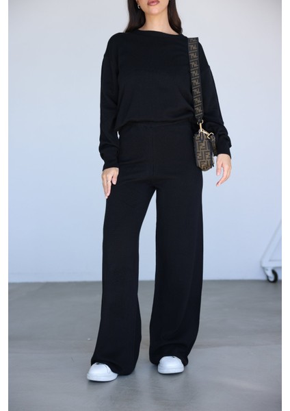 Beli Lastikli Yünlü Triko Pantolon modelleri