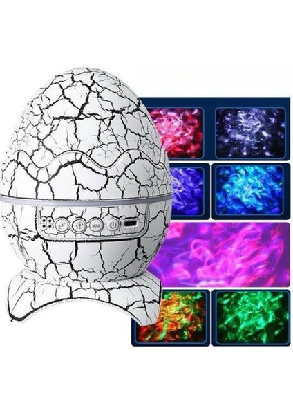 Yumurta Görünümlü Masa ve Gece Lambası Renk Değiştirebilen Projektör - ?76?69E3-8G4676 fırsatları