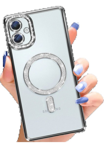 Samsung Galaxy A06 Joke Simli Magneticsafe Kılıf - SIYAH-(5796) - MCT1562-1024 fiyatları