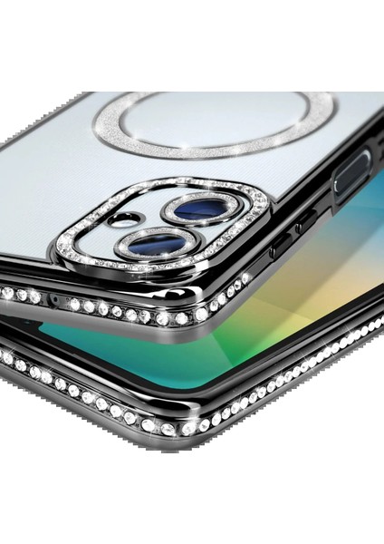 Samsung Galaxy A06 Joke Simli Magneticsafe Kılıf - SIYAH-(5796) - MCT1562-1024 modelleri