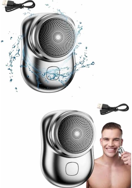 Kablosuz Tıraş Makinesi Günlük Hızlı Taşınabilir Şarjlı Yuvarlak Paslanmaz - ?26?70E0-7G7 modelleri