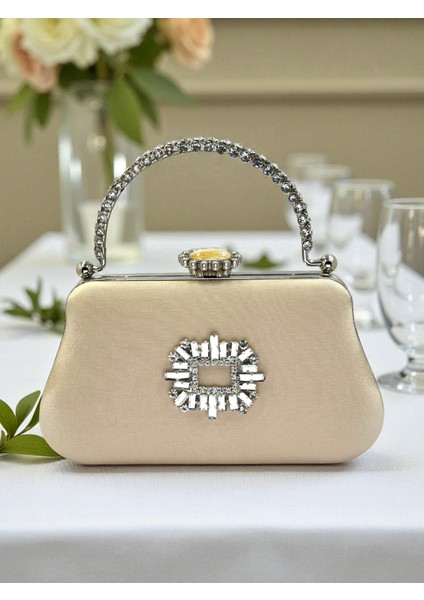 Renk Simli Saten Kristal Taşlı Saplı Kadın Abiye Çanta Düğün Nişan Mezuniyet modelleri
