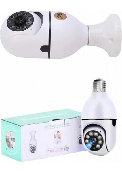 Güvenlik Kamerası Wi-Fi Özellikli 360 Derece Full Hd 1080P Ampül Kamera fırsatları
