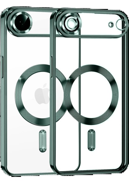 Apple iPhone 17 Air Kross Magneticsafe Kapak - Koyu YEŞIL-(5796) - MCT1825-2447