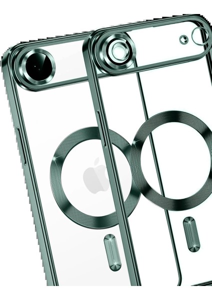 Apple iPhone 17 Air Kross Magneticsafe Kapak - Koyu YEŞIL-(5796) - MCT1825-2447 modelleri