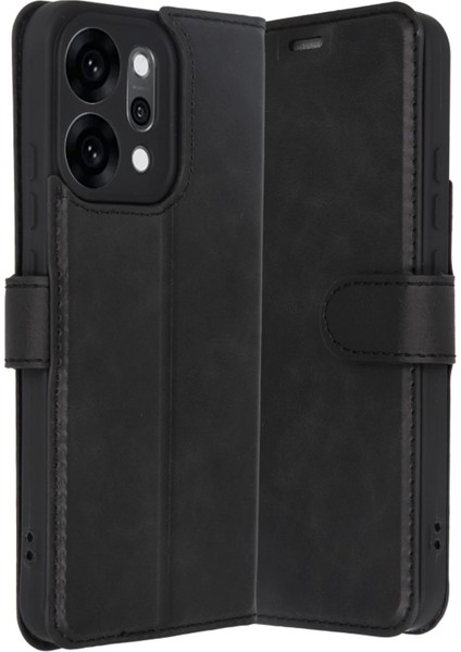 Oppo Reno 14 Trend S Plus Kapaklı Kılıf - SIYAH-(5796) - MCT5956-3349