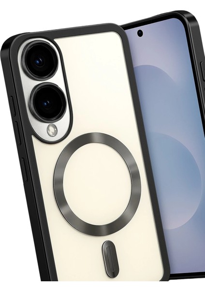 Samsung Galaxy S25 Edge Kross Magneticsafe Kapak - SIYAH-(5796) - MCT2185-3790 modelleri