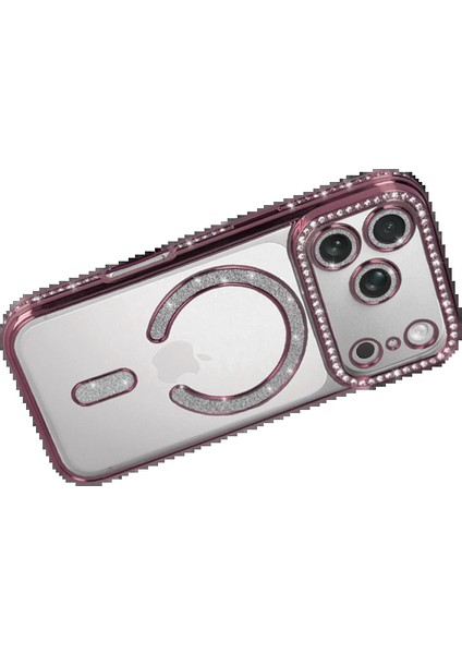 Apple iPhone 17 Pro Max Joke Simli Magneticsafe Kılıf - PEMBE-(5796) - MCT6985-7893 fırsatları