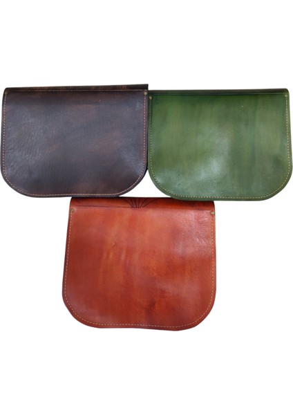 El Yapımı Hakiki Deri Akçaağaç Yaprağı Desenli Kadın Çapraz Çanta - El Boyaması Sonbahar Temalı Vintage Omuz Çantası fırsatları