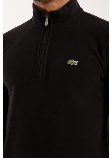 Fermuar Yaka Siyah Regular Fit