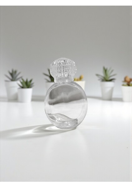 Yuvarlak Plastik Şişe 50CC - 50 Adet