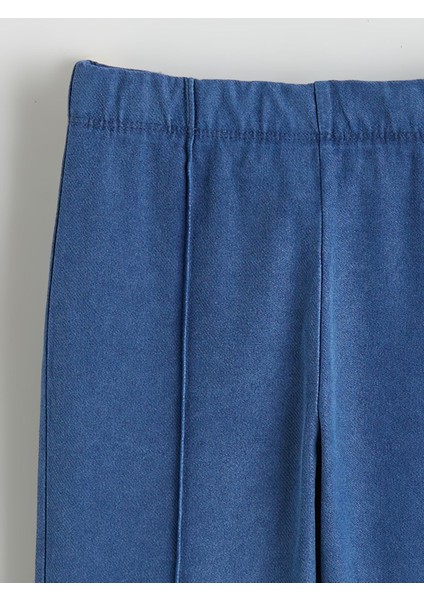 Yeni Sezon Beli Lastikli Kız Çocuk Ispanyol Paça Tayt fiyatları