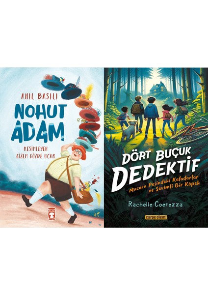 Nohut Adam (Anıl Basılı) ve Dört Buçuk Dedektif (Rachele Coerezza)