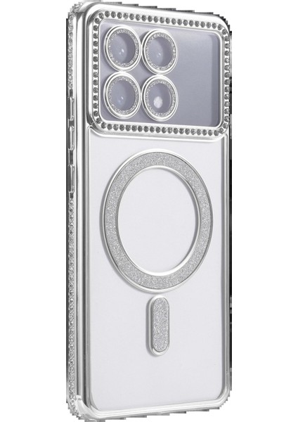 Xiaomi Poco X6 Pro Joke Simli Magneticsafe Kılıf - GÜMÜŞ-(5796) - MCT6049-2142 modelleri