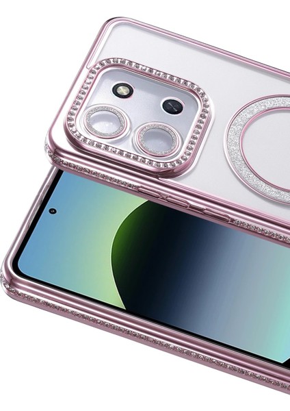 Xiaomi Redmi 15C 4g Joke Simli Magneticsafe Kılıf - PEMBE-(5796) - MCT3083-2049 fiyatları