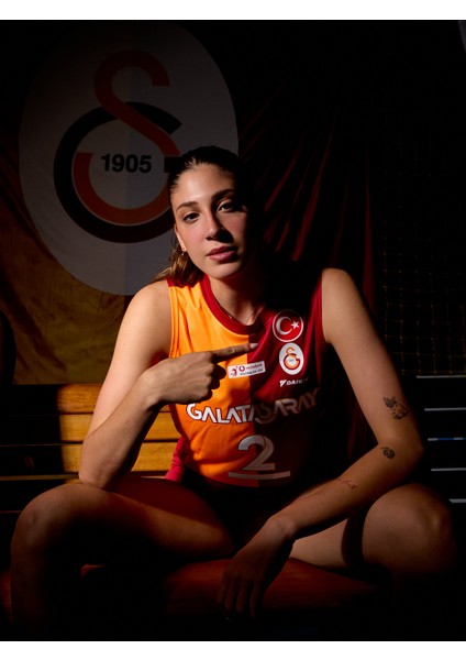 Galatasaray Puma 2025/2026 Kadın Iç Saha Parçalı Voleybol Forma 78789901