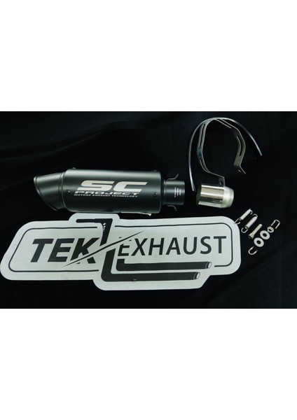 Sc Project Performans Universal Tüp Egzoz – Black / Siyah