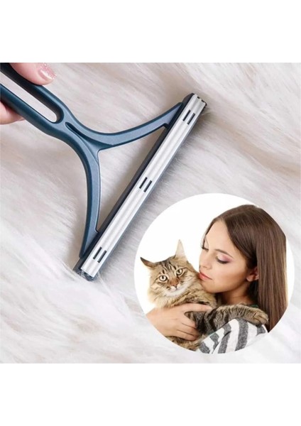 Tüy Toplayıcı Silikon Uçlu Çift Taraflı Tiftik ve Tüy Toplayıcı -Kırmızı indirimleri