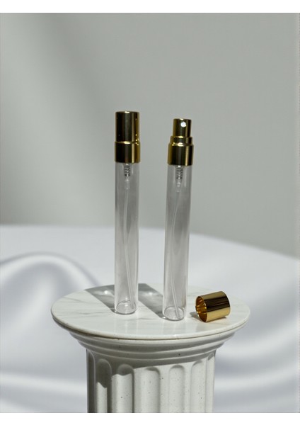 10 ml Valfli Cam Parfüm Şişesi (Boş) , Çanta Boy ,hediyelik - 10 Adet modelleri