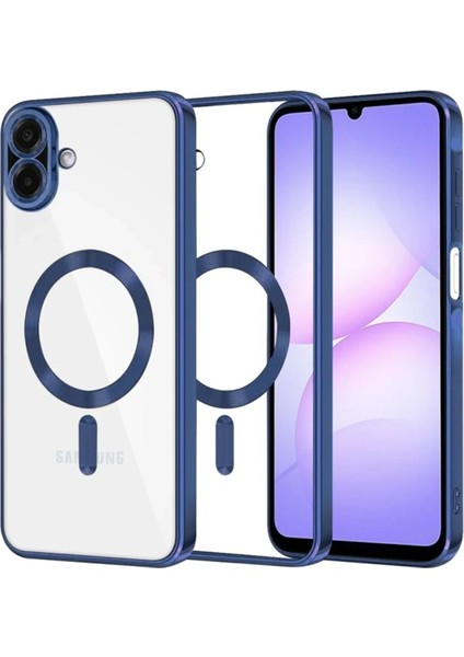 Samsung Galaxy A07 Kross Magneticsafe Kapak - LACIVERT-(5796) - MCT5150-4846