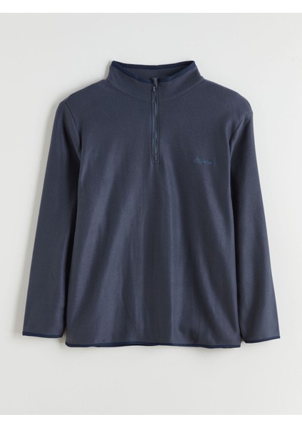 Yeni Sezon Dik Yaka Uzun Kollu Polar Erkek Pijama Üst modelleri