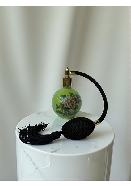 Parfüm Şişesi - Vintage Top Püskürtücülü Porselen Boş Parfüm Şişesi (Doldurulabilir)