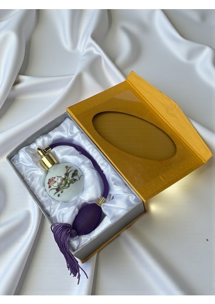 Parfüm Şişesi - Vintage Top Püskürtücülü Porselen Boş Parfüm Şişesi (Doldurulabilir) modelleri