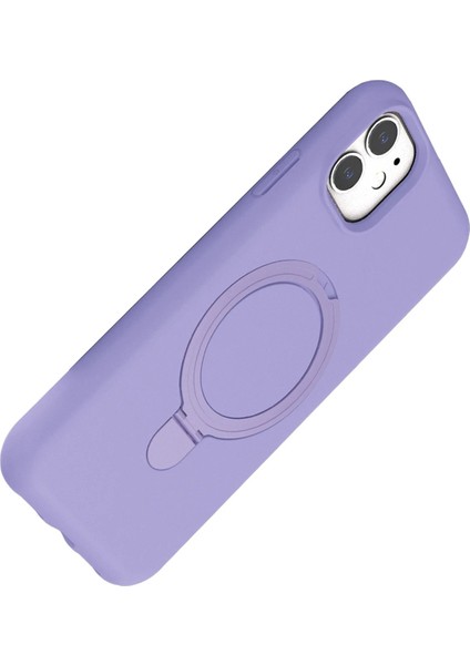 Apple iPhone 11 Regal Magsafe Standlı Kapak - LILA-(5796) - MCT9260-4741 modelleri