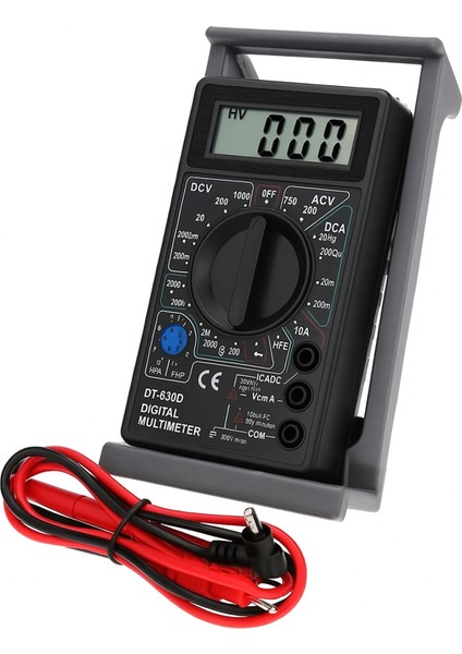 830D Dijital Ölçü Aleti Multimetre Buzzer