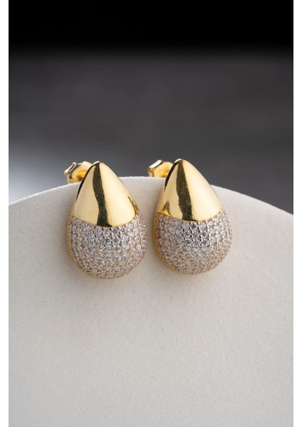 Iç Içe Üçgen Küpe