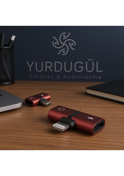 Iphone Şarj ve Kulaklık Çevirici (Birleştirici) Adaptör