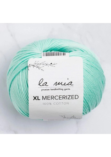 La Mia Xl Mercerized Su Yeşili El Örgü Ipi - 137 - 33767