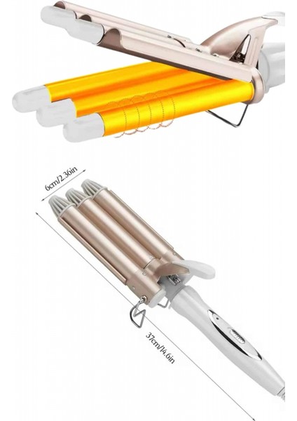 Wag Maşa Yeni Nesil Yüksek Isı Ayarlı Seramik Kaplama Saç Şekillendirici Doğal Bukle modelleri