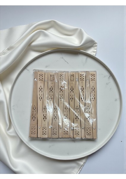 Yelpaze - Hediyelik Asorti Ahsap Şık Serinletici Yelpaze 12'li Paket modelleri