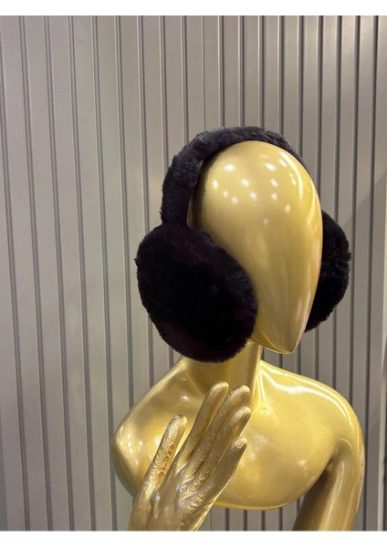 Peluş Kulaklık - Katlanabilir Yumuşak Dokulu Siyah Kulaklık modelleri