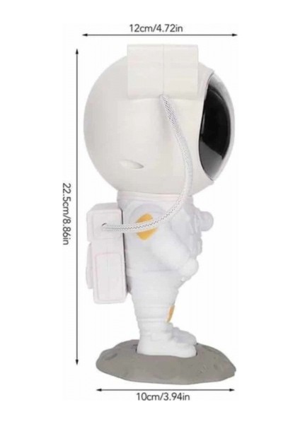 Projeksiyon Astronot Lamba Speaker Sevimli Astronot Bluetooth Hoparlör fırsatları