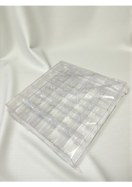 Hediyelik Küp Mika Kutu Şeffaf 5X5CM -25 Adet Düğün,kına, Nikah Vb. Organizasyonlarda modelleri