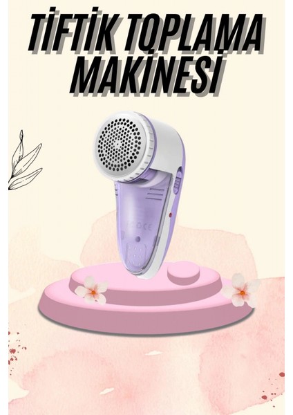 Giysi Tiftik ve Kazak Tüy Toplama Makinesi Pratik Temizleme Şarjlı