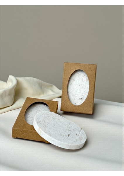 Kraft Kutulu , Lavanta Taneli 25G Oval Sabun Söz Nişan Nikah Sünnet Bebek Hediyelik - 25 Adet modelleri