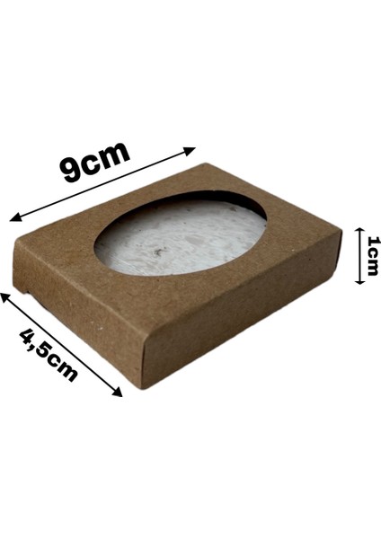 Kraft Kutulu , Lavanta Taneli 25G Oval Sabun Söz Nişan Nikah Sünnet Bebek Hediyelik - 25 Adet fırsatları