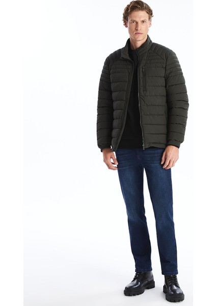 Yeni Sezon Standart Kalıp Dik Yaka Erkek Şişme Mont fiyatları