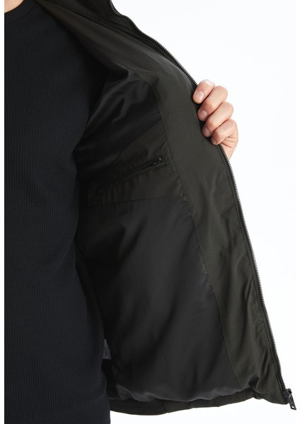 Yeni Sezon Standart Kalıp Dik Yaka Erkek Şişme Mont fırsatları