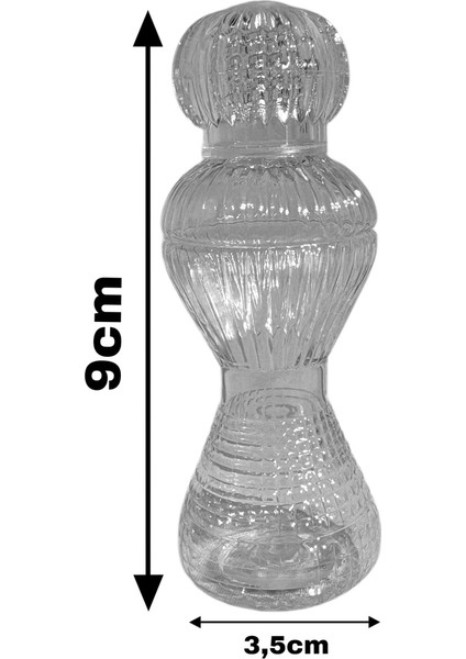 Plastik Şişe Hürrem Kapaklı 50 cc Kristal Plastik Şişe -30 Adet fiyatları